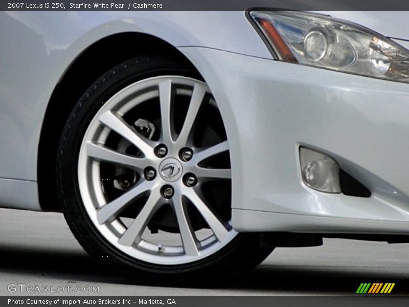Starfire White Pearl / Cashmere 2007 Lexus IS 250