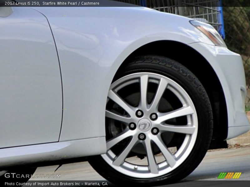 Starfire White Pearl / Cashmere 2007 Lexus IS 250