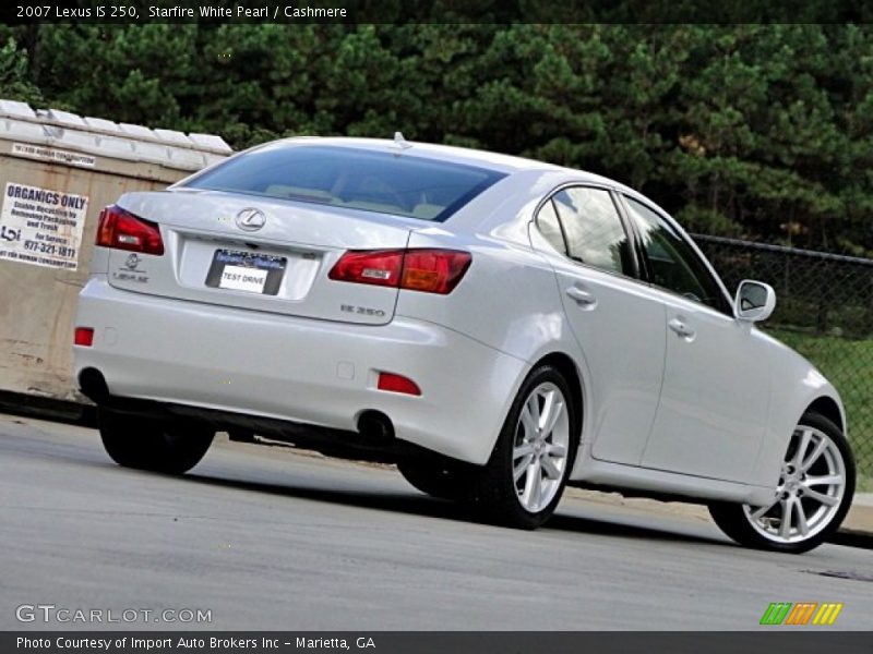 Starfire White Pearl / Cashmere 2007 Lexus IS 250