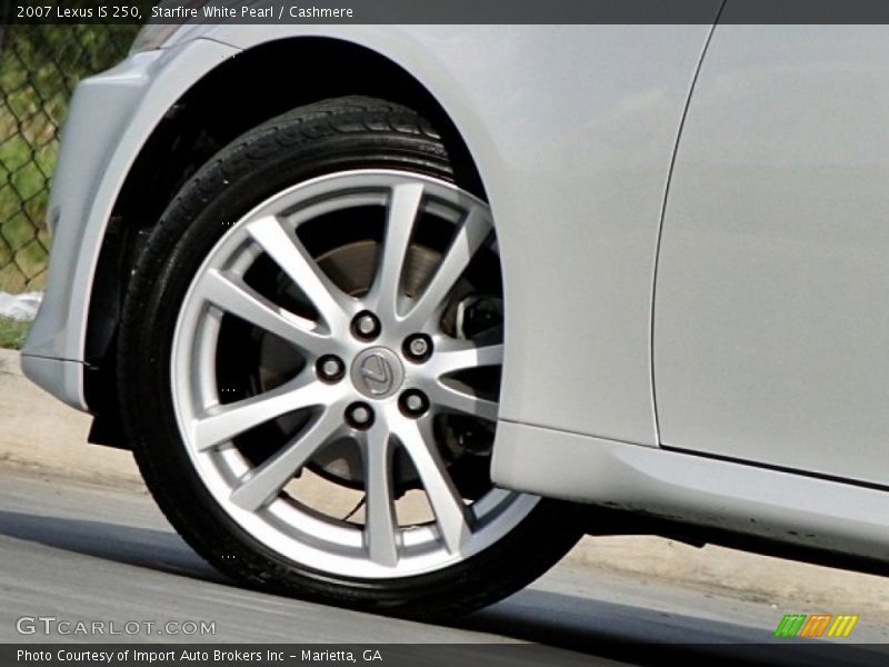 Starfire White Pearl / Cashmere 2007 Lexus IS 250