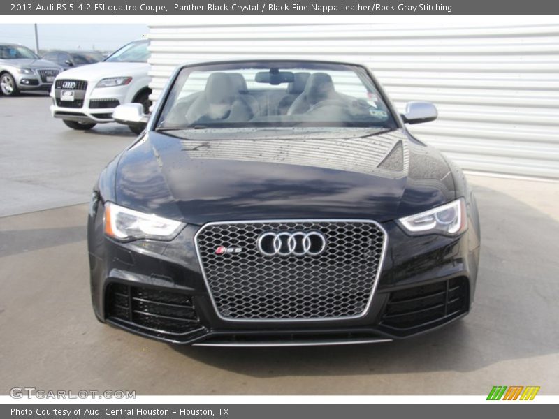 Panther Black Crystal / Black Fine Nappa Leather/Rock Gray Stitching 2013 Audi RS 5 4.2 FSI quattro Coupe