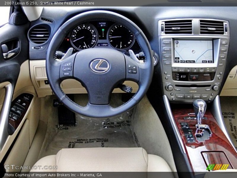 Dashboard of 2007 IS 250