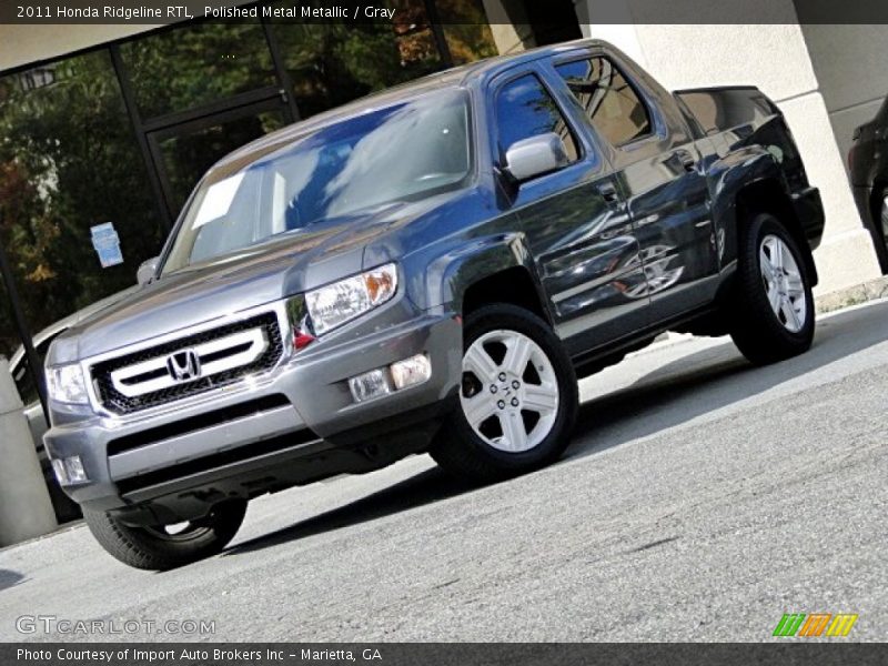 Polished Metal Metallic / Gray 2011 Honda Ridgeline RTL