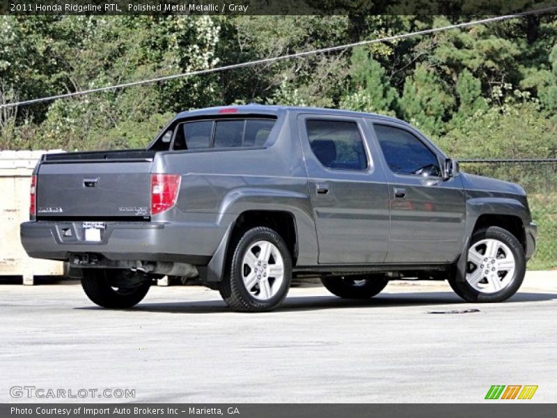 Polished Metal Metallic / Gray 2011 Honda Ridgeline RTL