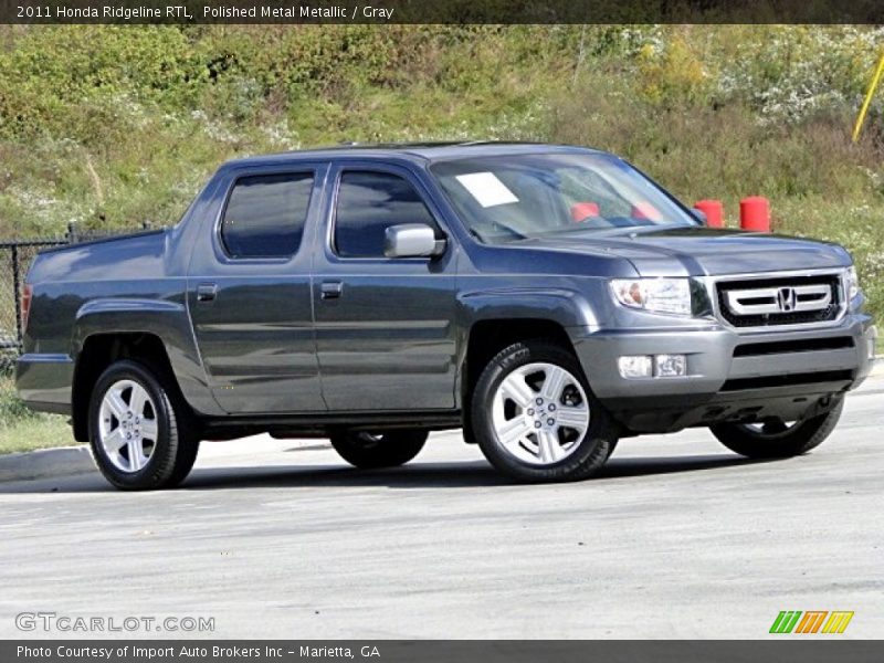 Polished Metal Metallic / Gray 2011 Honda Ridgeline RTL