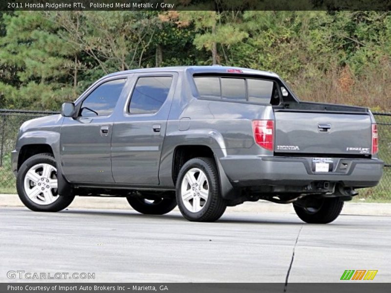 Polished Metal Metallic / Gray 2011 Honda Ridgeline RTL