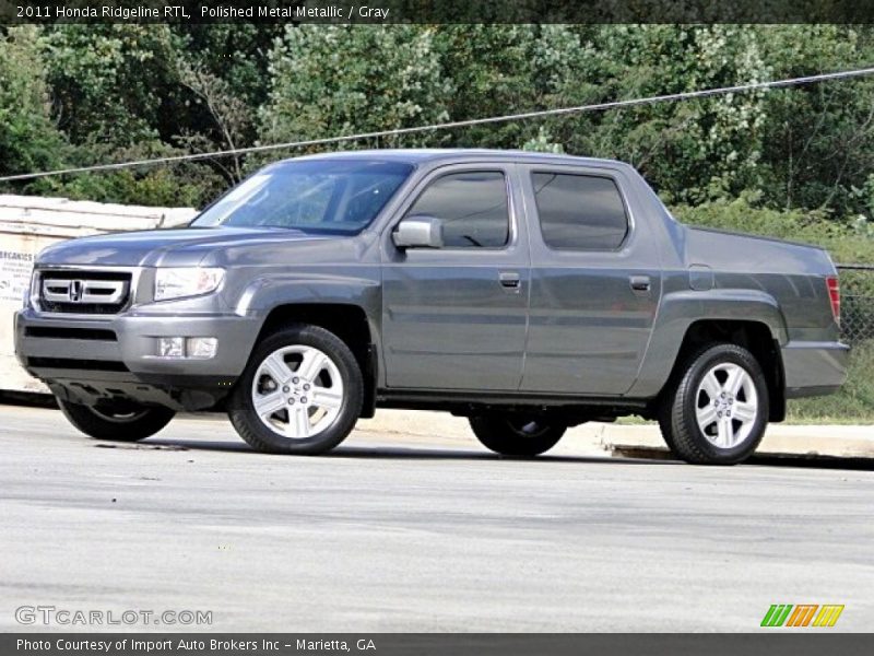 Polished Metal Metallic / Gray 2011 Honda Ridgeline RTL