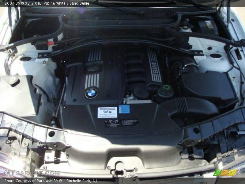 Alpine White / Sand Beige 2007 BMW X3 3.0si