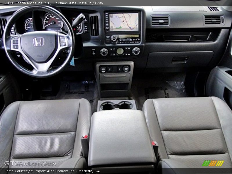 Polished Metal Metallic / Gray 2011 Honda Ridgeline RTL