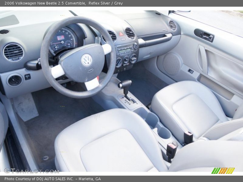  2006 New Beetle 2.5 Convertible Grey Interior