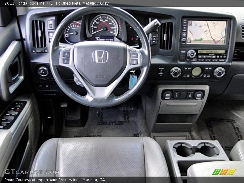 Polished Metal Metallic / Gray 2011 Honda Ridgeline RTL