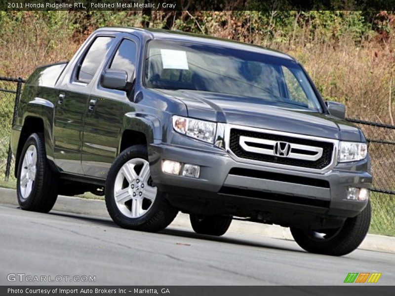 Polished Metal Metallic / Gray 2011 Honda Ridgeline RTL