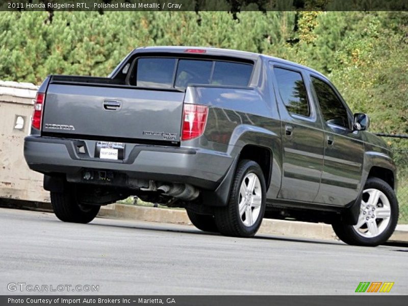 Polished Metal Metallic / Gray 2011 Honda Ridgeline RTL