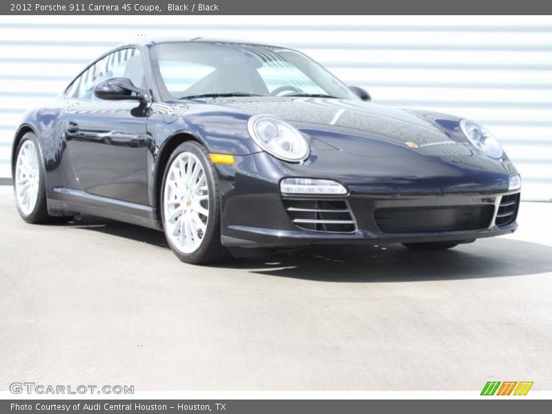 Black / Black 2012 Porsche 911 Carrera 4S Coupe