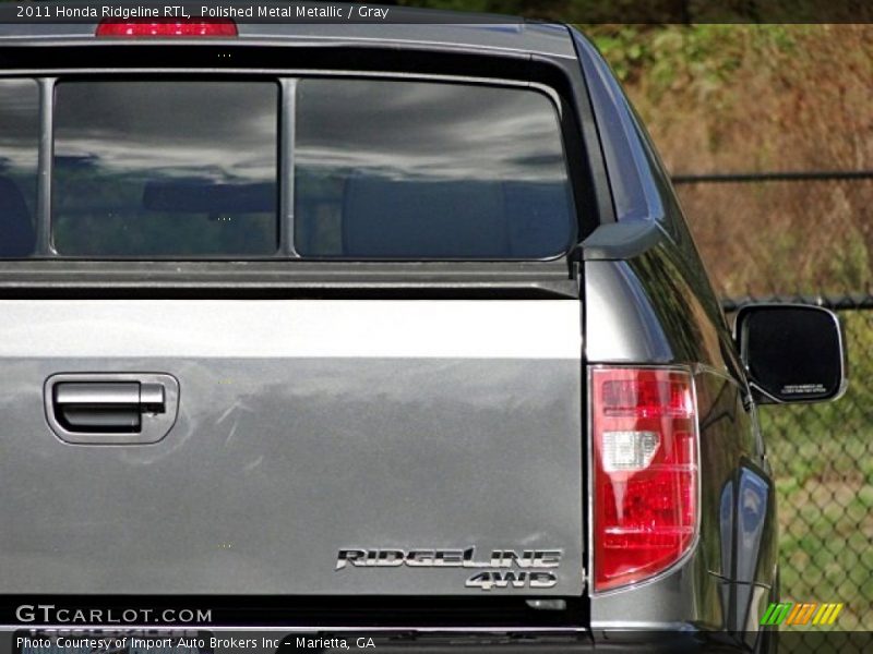 Polished Metal Metallic / Gray 2011 Honda Ridgeline RTL