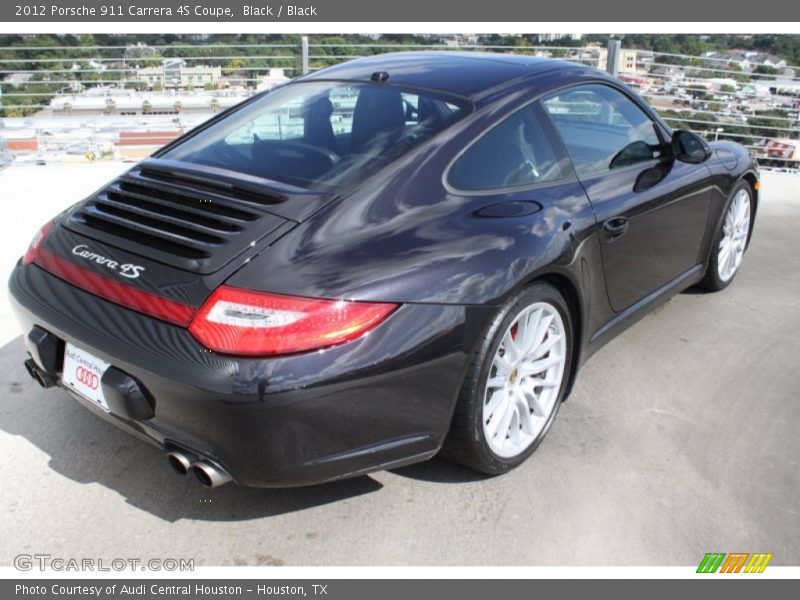 Black / Black 2012 Porsche 911 Carrera 4S Coupe