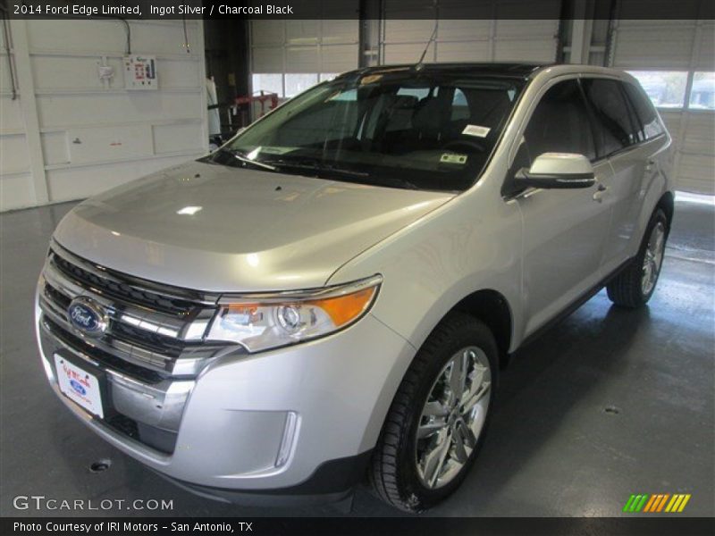 Ingot Silver / Charcoal Black 2014 Ford Edge Limited