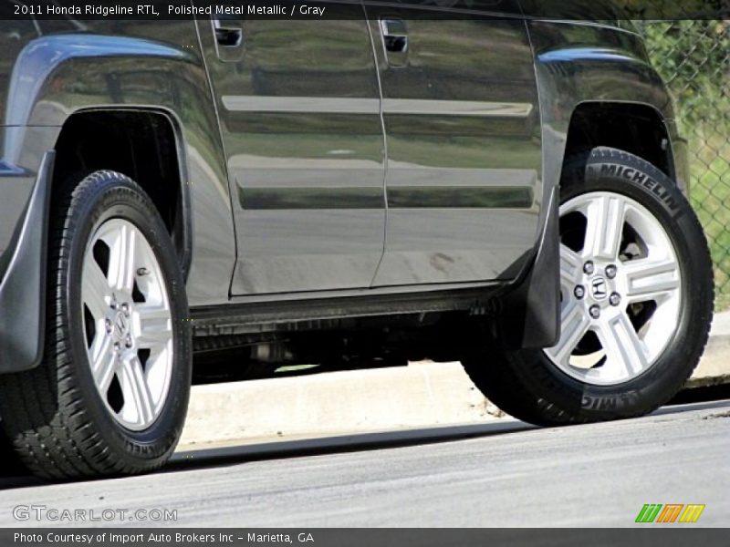 Polished Metal Metallic / Gray 2011 Honda Ridgeline RTL