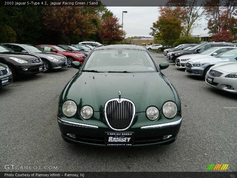 Jaguar Racing Green / Sand 2003 Jaguar S-Type 4.2