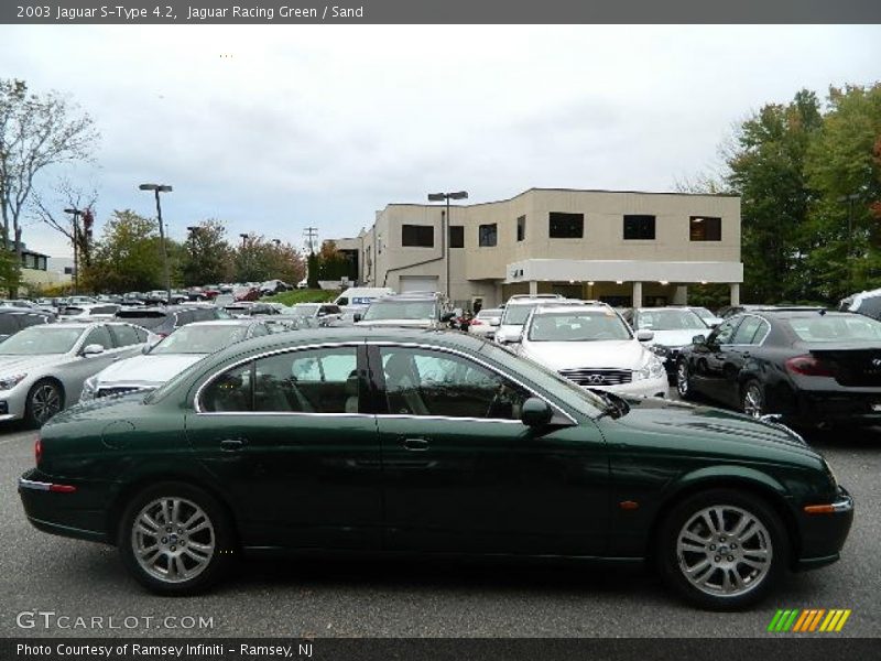 Jaguar Racing Green / Sand 2003 Jaguar S-Type 4.2