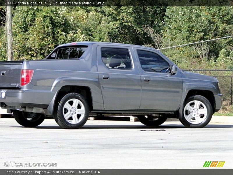 Polished Metal Metallic / Gray 2011 Honda Ridgeline RTL