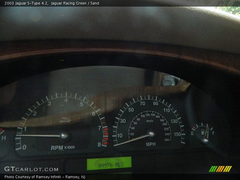 Jaguar Racing Green / Sand 2003 Jaguar S-Type 4.2