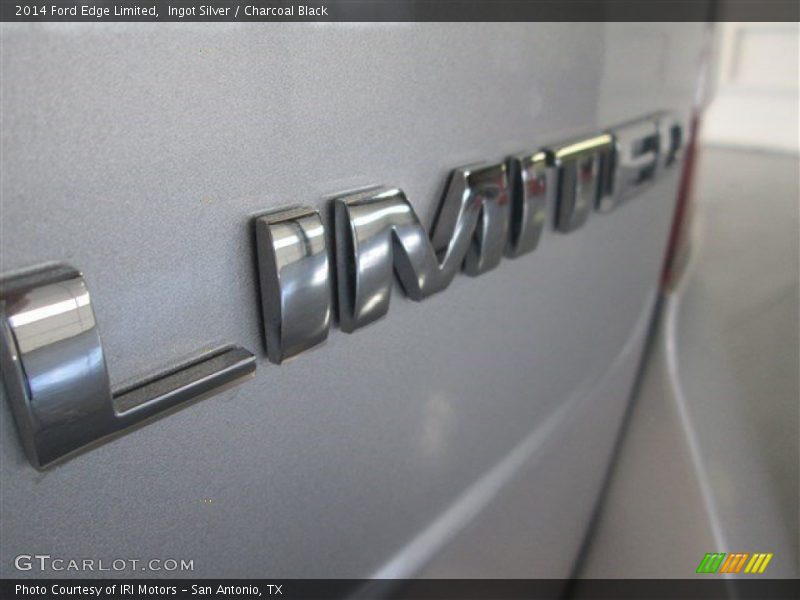 Ingot Silver / Charcoal Black 2014 Ford Edge Limited