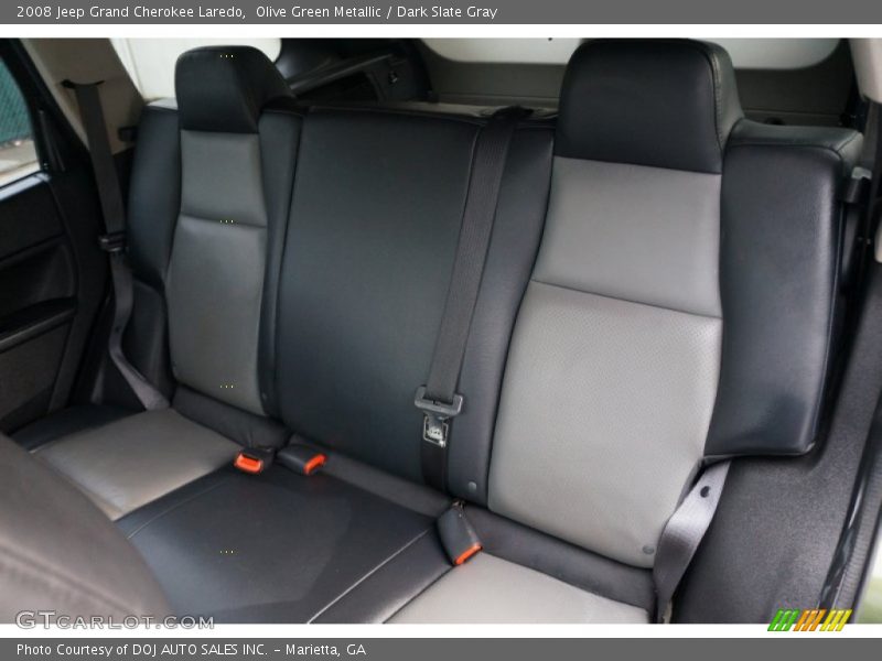 Olive Green Metallic / Dark Slate Gray 2008 Jeep Grand Cherokee Laredo