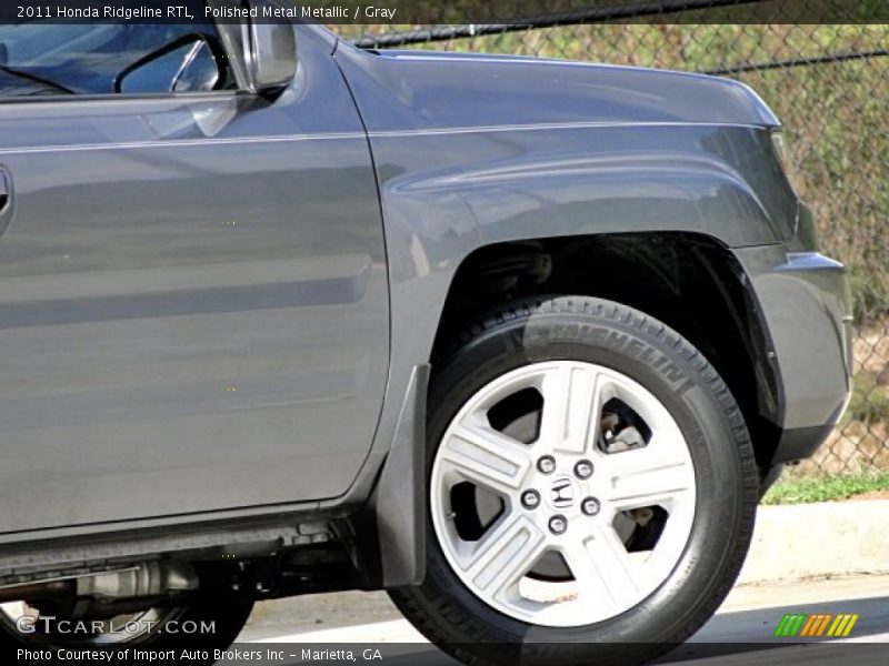 Polished Metal Metallic / Gray 2011 Honda Ridgeline RTL
