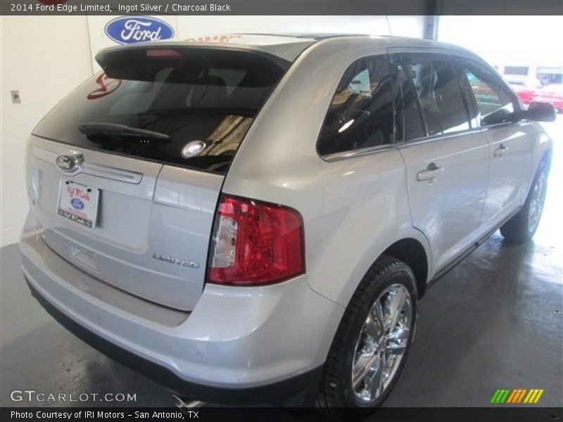 Ingot Silver / Charcoal Black 2014 Ford Edge Limited