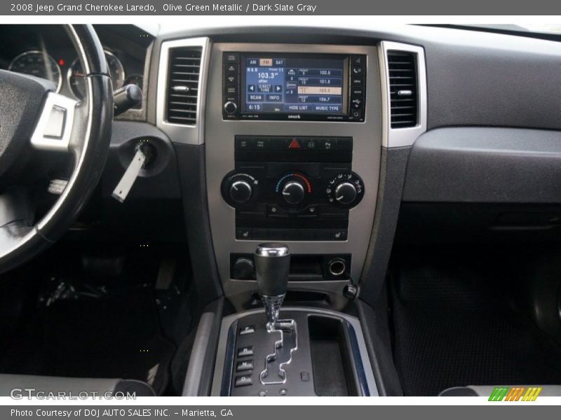 Olive Green Metallic / Dark Slate Gray 2008 Jeep Grand Cherokee Laredo