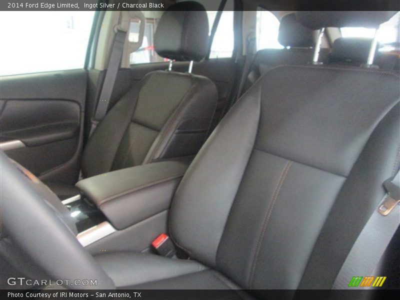 Ingot Silver / Charcoal Black 2014 Ford Edge Limited