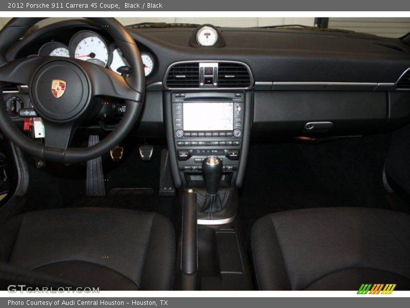 Black / Black 2012 Porsche 911 Carrera 4S Coupe