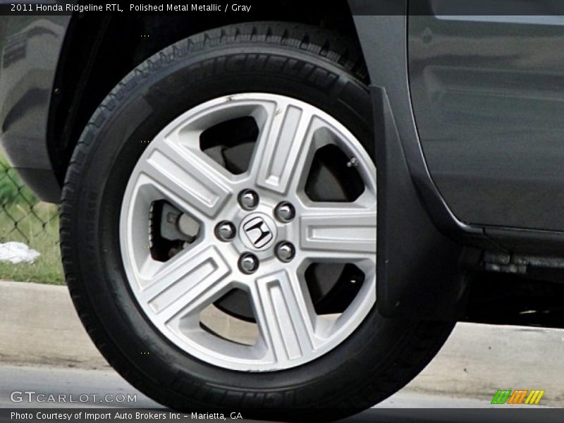 Polished Metal Metallic / Gray 2011 Honda Ridgeline RTL