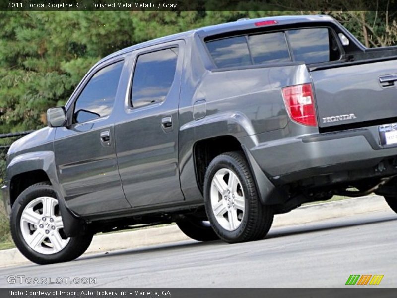 Polished Metal Metallic / Gray 2011 Honda Ridgeline RTL