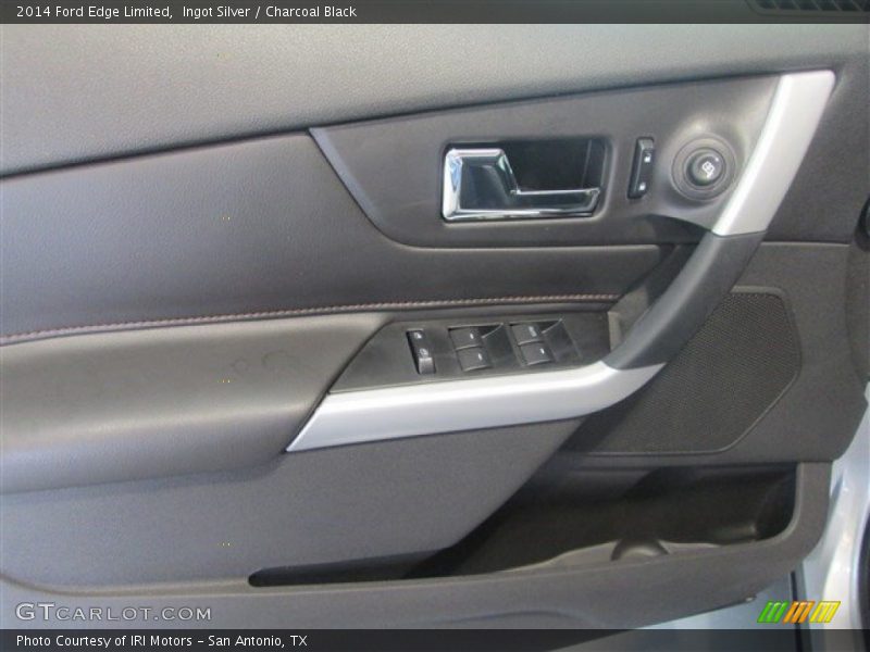 Ingot Silver / Charcoal Black 2014 Ford Edge Limited