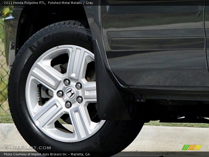 Polished Metal Metallic / Gray 2011 Honda Ridgeline RTL