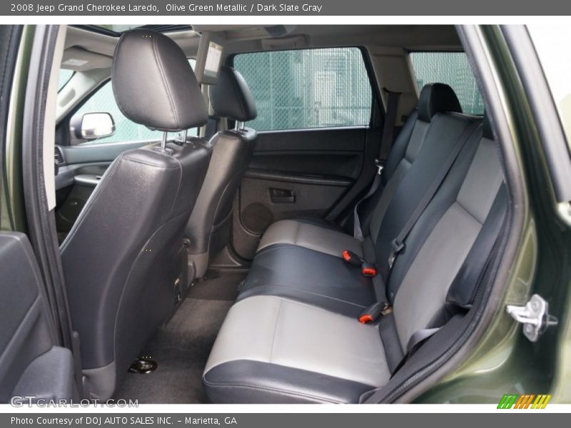 Olive Green Metallic / Dark Slate Gray 2008 Jeep Grand Cherokee Laredo