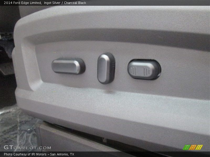 Ingot Silver / Charcoal Black 2014 Ford Edge Limited
