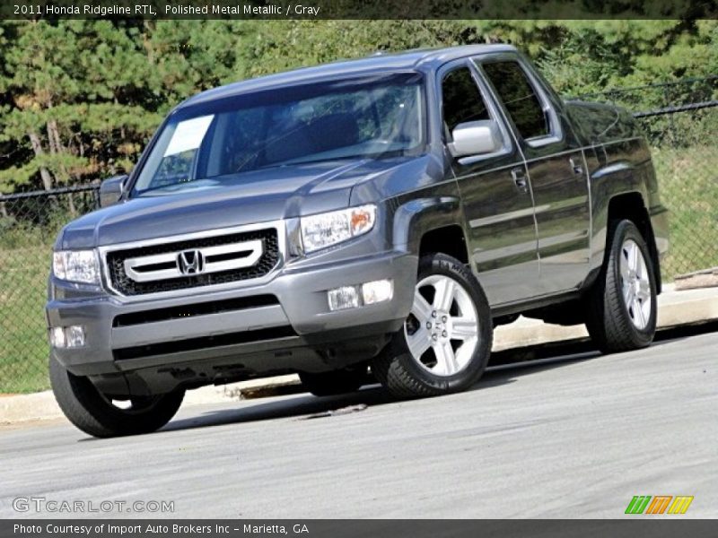 Polished Metal Metallic / Gray 2011 Honda Ridgeline RTL