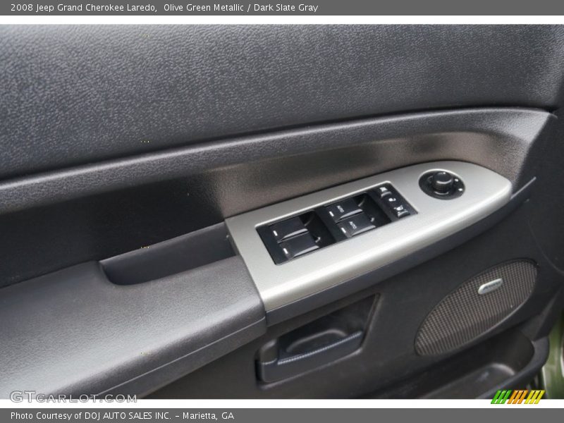 Olive Green Metallic / Dark Slate Gray 2008 Jeep Grand Cherokee Laredo