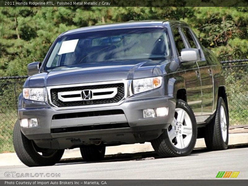 Polished Metal Metallic / Gray 2011 Honda Ridgeline RTL