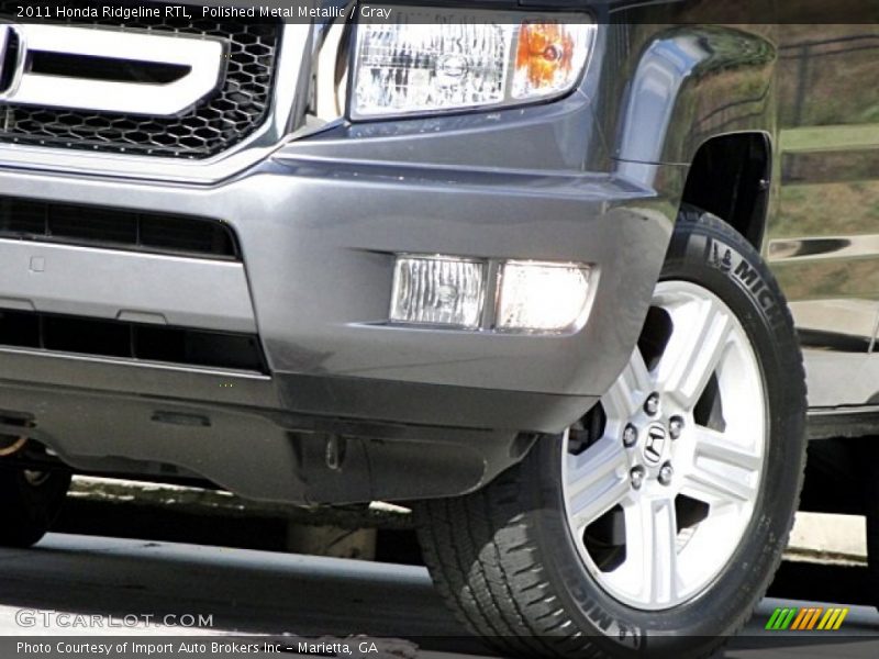 Polished Metal Metallic / Gray 2011 Honda Ridgeline RTL