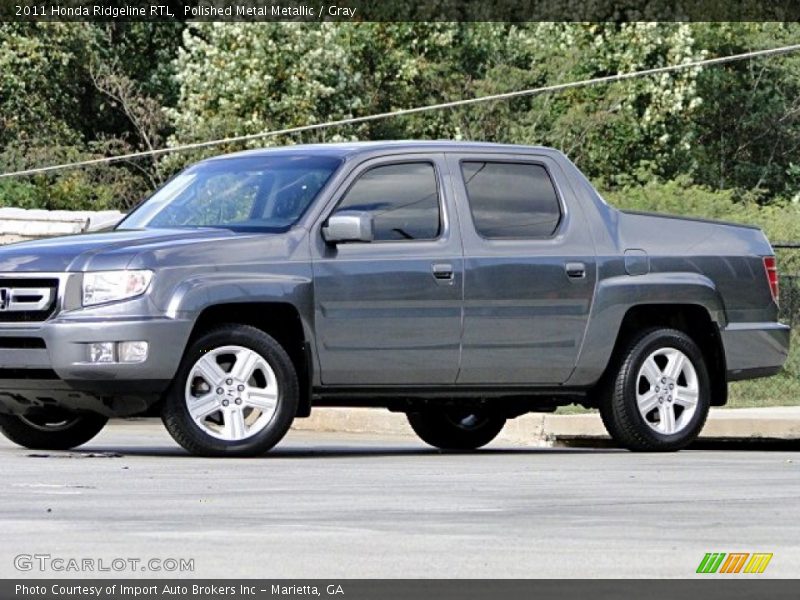 Polished Metal Metallic / Gray 2011 Honda Ridgeline RTL