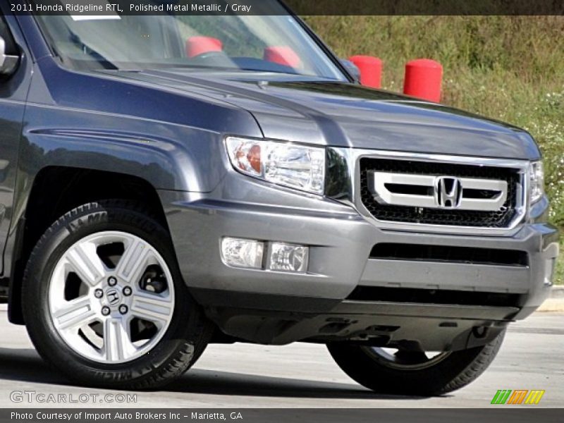 Polished Metal Metallic / Gray 2011 Honda Ridgeline RTL
