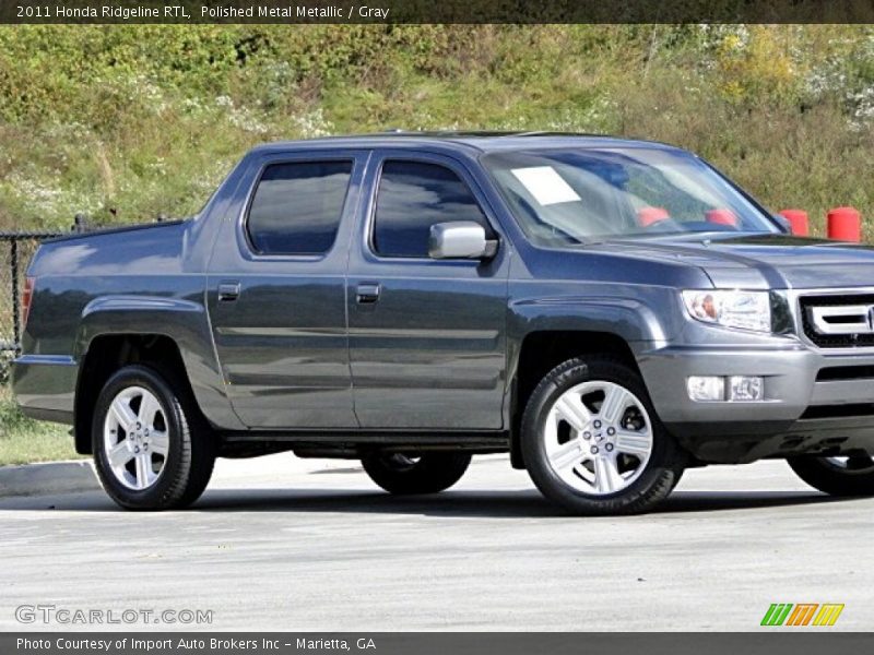 Polished Metal Metallic / Gray 2011 Honda Ridgeline RTL