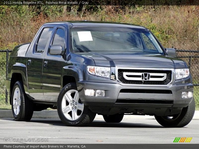 Polished Metal Metallic / Gray 2011 Honda Ridgeline RTL