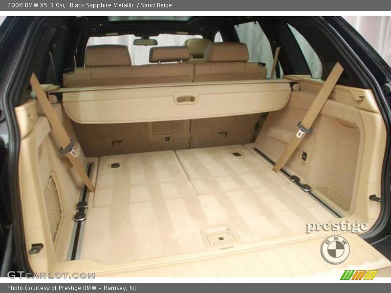 Black Sapphire Metallic / Sand Beige 2008 BMW X5 3.0si