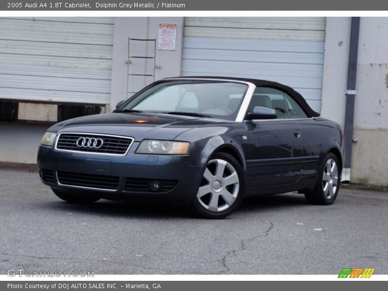 Dolphin Grey Metallic / Platinum 2005 Audi A4 1.8T Cabriolet