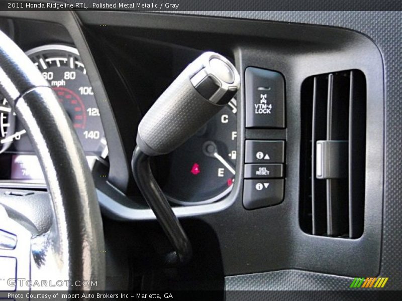 Polished Metal Metallic / Gray 2011 Honda Ridgeline RTL